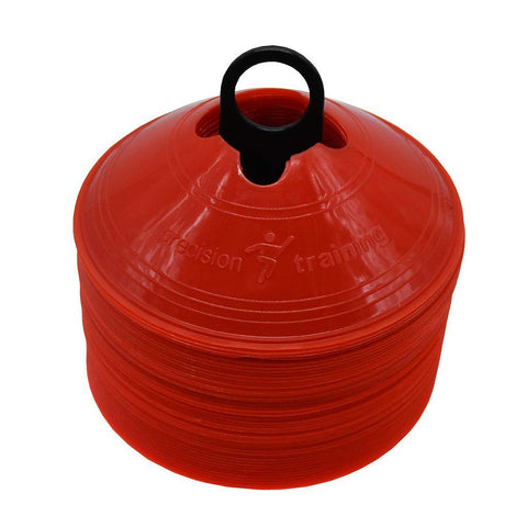 Precision Saucer Cones Red (Set of 50)