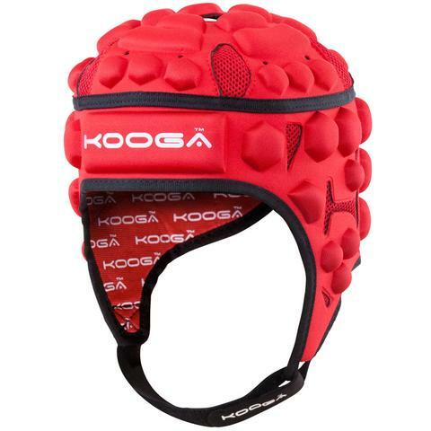 Kooga Combat Jnr Headguard Firey Red M/Boys