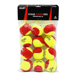 Uwin Stage Three Red Tennis Balls - Pack of 12 balls