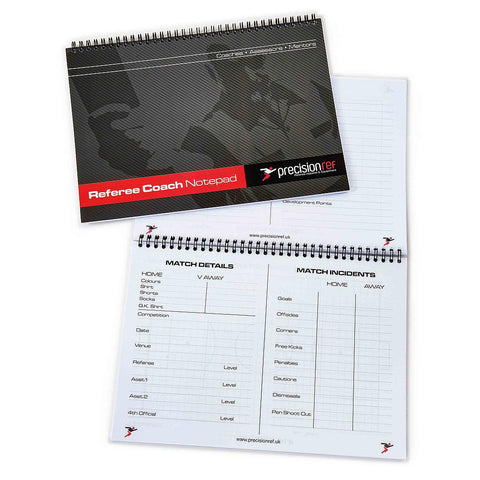 Precision Football Referee Assessors Notebook (Single)