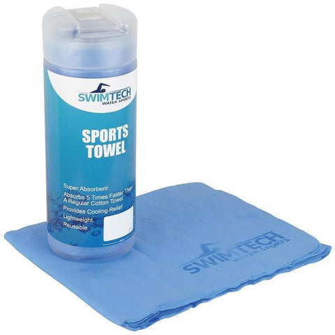 SwimTech Sports Towel Blue